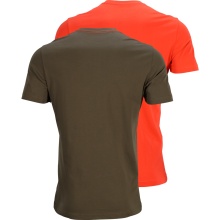 Härkila Wildboar Pro T-Shirt  2-Pack Limited Edition grün/orange Herren