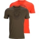 Härkila Wildboar Pro T-Shirt  2-Pack Limited Edition grün/orange Herren
