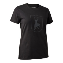 Deerhunter Lady Logo T-Shirt schwarz Damen (Größe 44)