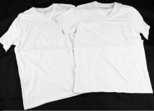 Bodytide V-Neck T-Shirt Doppelpack weiß Herren