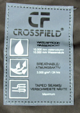 Crossfield Outdoor Funktionsjacke oliv/braun wasserdicht Herren (Größe 48)