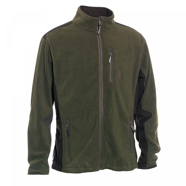 Deerhunter Muflon Zip-in Fleece Jacke grün Herren (Größe 48)