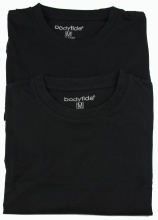 Bodytide Rundhals T-Shirt Doppelpack schwarz Herren (Größe M)
