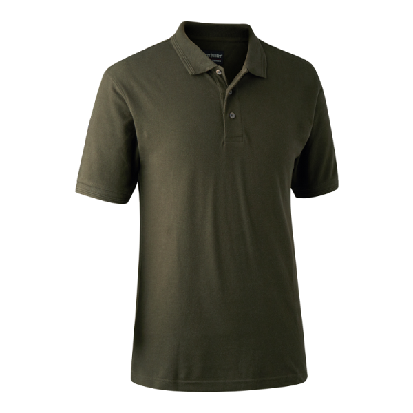 Deerhunter Redding Polo Shirt bark grün Herren (Größe S)