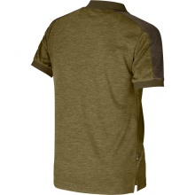 Härkila Tech Polo Shirt dark olive/willow grün Herren (Größe S)