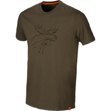 Härkila Graphic T-Shirt 2-Pack green/clay Herren (Größe S)