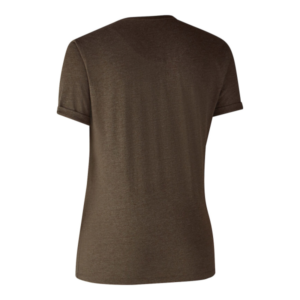 Deerhunter T-Shirt Basic O-Neck 2-Pack braun / grau Damen