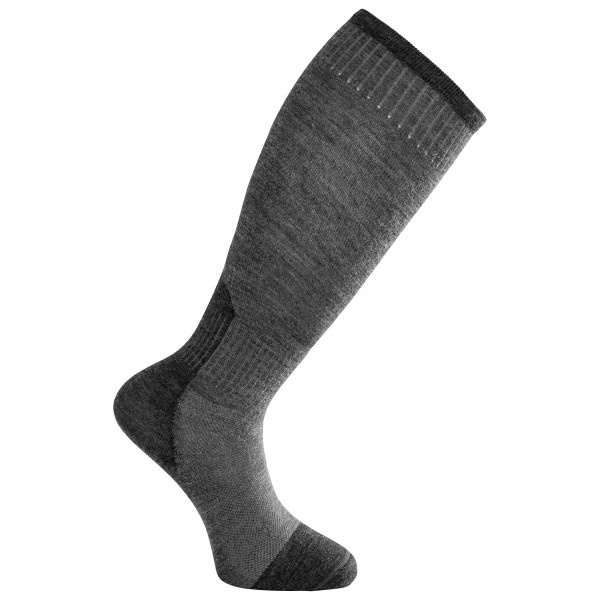 Woolpower Skilled Liner Socken Kniestrumpf grau/anthrazit unisex