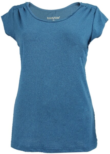 Bodytide Funktion T-Shirt cool comfort blau melange Damen S (36/38)