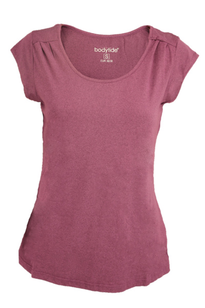 Bodytide Funktion T-Shirt cool comfort purpur melange Damen S (36/38)
