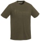 Pinewood Outdoor Life T-Shirt oliv Herren (Größe XXL)
