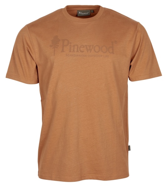 Pinewood Outdoor Life T-Shirt terracotta Herren (Größe M)