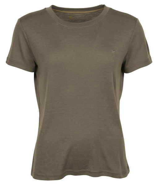 Pinewood Merino T-Shirt grün Damen (Größe S)